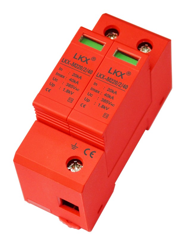 单相电源防雷模块（18mm） UC385、40kA.jpg